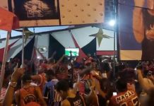 Torcedores do Atlético de Alagoinhas se aglomeram sem máscara em festa pelo título do baianão